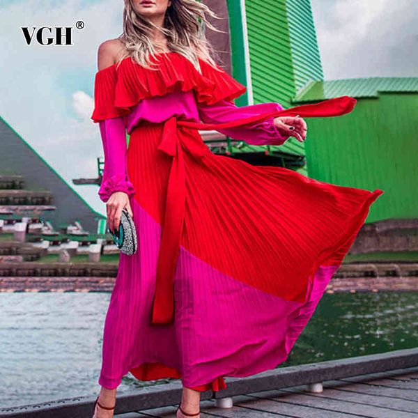 elegant dress for women slash neck long sleeve high waist hit color bowknot irregular maxi dresses female summer tide 210507, Black;gray
elegant dress for women slash neck long sleeve high waist hit color bowknot irregular maxi dresses female summer tide 210507, Black;gray