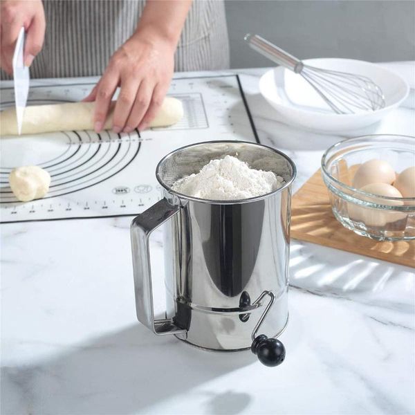 baking & pastry tools 1pc flour sifter sieve cup handheld filter screen ball whisk stainless steel hand-pressed bakeware
baking & pastry tools 1pc flour sifter sieve cup handheld filter screen ball whisk stainless steel hand-pressed bakeware