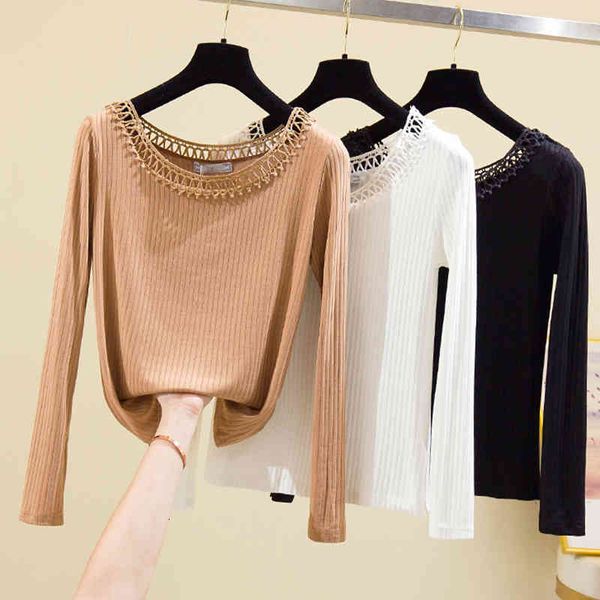 women's t-shirt shintimes lace hollow out female long sleeve autumn womens korean clothes t women tshirt tee femme rz2u, White
women's t-shirt shintimes lace hollow out female long sleeve autumn womens korean clothes t women tshirt tee femme rz2u, White