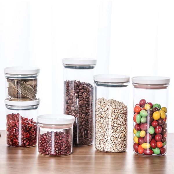 storage bottles & jars 2 color kitchen plastic fresh-keeping sealed jar grain miscellaneous beans household food box
storage bottles & jars 2 color kitchen plastic fresh-keeping sealed jar grain miscellaneous beans household food box