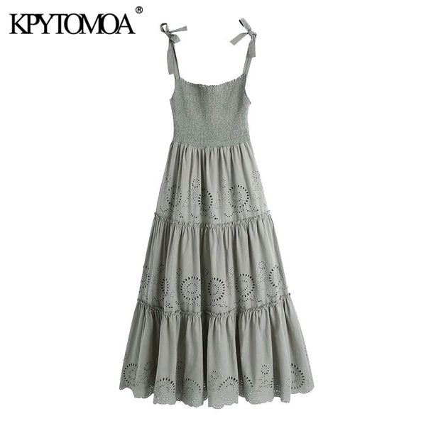 women chic fashion hollow out embroidery smocked midi dress vintage sleeveless tie-up straps female dresses mujer 210416, Black;gray
women chic fashion hollow out embroidery smocked midi dress vintage sleeveless tie-up straps female dresses mujer 210416, Black;gray