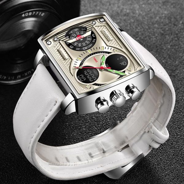 wristwatches 2021 foxbox men watch square digital quartz wristwatch waterproof for dual display multifunction clock relogio+box, Slivery;brown
wristwatches 2021 foxbox men watch square digital quartz wristwatch waterproof for dual display multifunction clock relogio+box, Slivery;brown