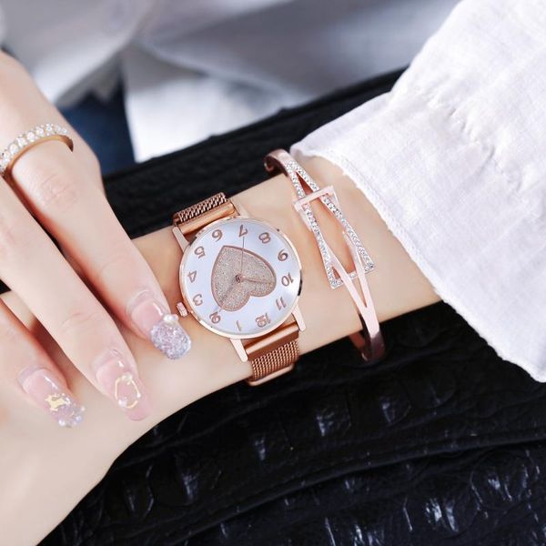 wristwatches juxiaoshou jxs06 women's quartz stainless band strap spin watch fashion rose gold romantic luxury bracelet watach, Slivery;brown 
wristwatches juxiaoshou jxs06 women's quartz stainless band strap spin watch fashion rose gold romantic luxury bracelet watach, Slivery;brown