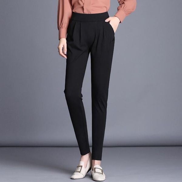 women's pants & capris black casual suit woman high waist pockets office ladies fashion large size 4xl women, Black;white
women's pants & capris black casual suit woman high waist pockets office ladies fashion large size 4xl women, Black;white