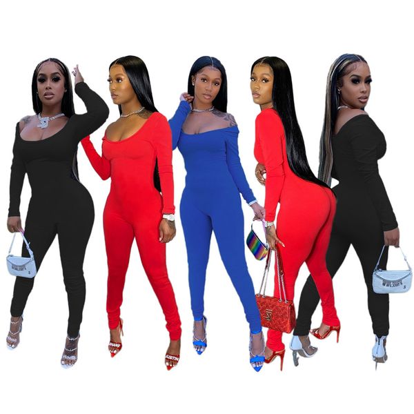 women's jumpsuits & autumn and winter new fashion u collar sport wear casual jumpsuit solid color skinny playsuit women fitne, Black;white
women's jumpsuits & autumn and winter new fashion u collar sport wear casual jumpsuit solid color skinny playsuit women fitne, Black;white