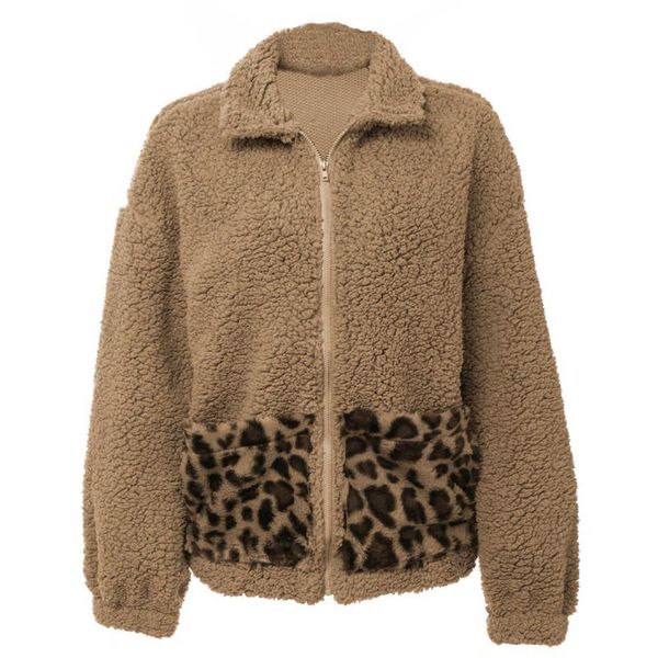 women's jackets leopard patchwork women coats faux fur teddy coat autumn warm fluffy plush winter plus size overcoat outwear d30, Black;brown
women's jackets leopard patchwork women coats faux fur teddy coat autumn warm fluffy plush winter plus size overcoat outwear d30, Black;brown