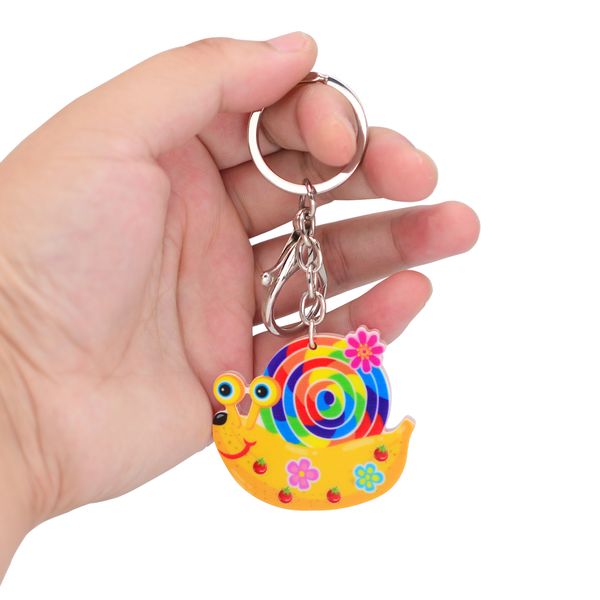 cute cartoon acrylic keychains creative snail animal key chain jewelry for women kids girls gift car accessory, Slivery;golden
cute cartoon acrylic keychains creative snail animal key chain jewelry for women kids girls gift car accessory, Slivery;golden
