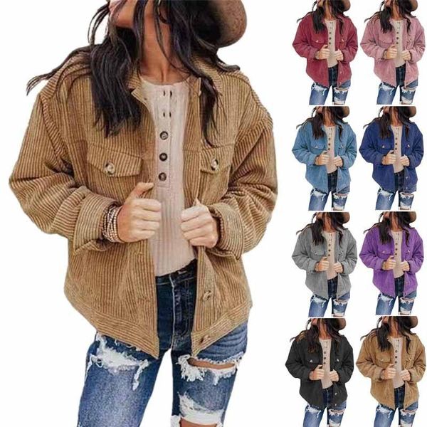 women's jackets 2021 autumn winter wear solid color jacket cardigan loose dingxinrong coat, Black;brown
women's jackets 2021 autumn winter wear solid color jacket cardigan loose dingxinrong coat, Black;brown