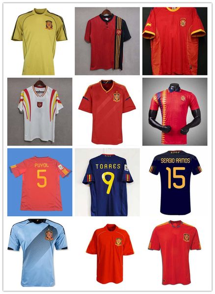 2002 spain soccer jersey 02 world cup home #7 raul #5 puyol #6 hierro retro version man football uniform s-xxl, Black;yellow
2002 spain soccer jersey 02 world cup home #7 raul #5 puyol #6 hierro retro version man football uniform s-xxl, Black;yellow