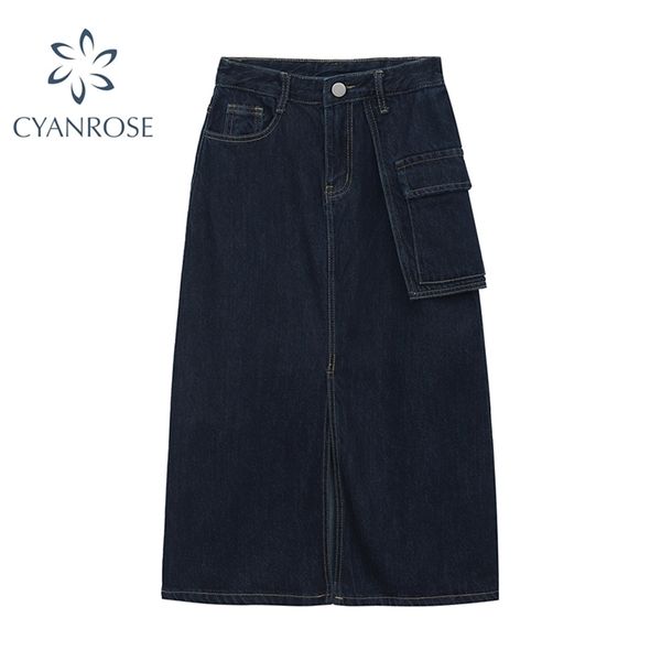 spring women denim sheath wrap skirts high waist button side spilt straight fashion streetwear pencil midi 210515, Black
spring women denim sheath wrap skirts high waist button side spilt straight fashion streetwear pencil midi 210515, Black