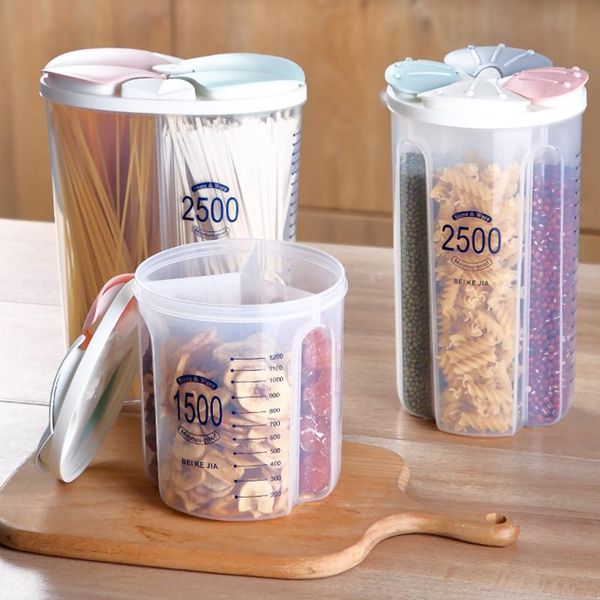 barrel sealed cereal storage containers kitchen grain box transparent plastic compartment jar household accessories bottles & jars
barrel sealed cereal storage containers kitchen grain box transparent plastic compartment jar household accessories bottles & jars