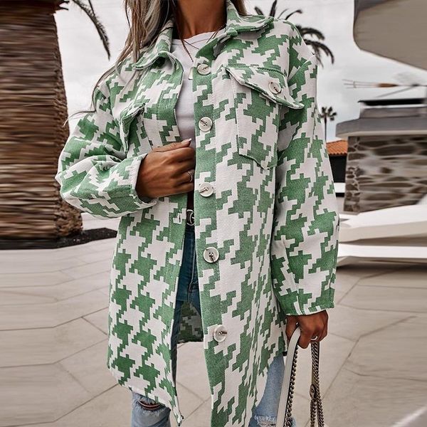 women's trench coats women elegant fashion turn-down collar jackets ladies casual loose outwear 2021 harajuku vintage houndstooth, Tan;black
women's trench coats women elegant fashion turn-down collar jackets ladies casual loose outwear 2021 harajuku vintage houndstooth, Tan;black