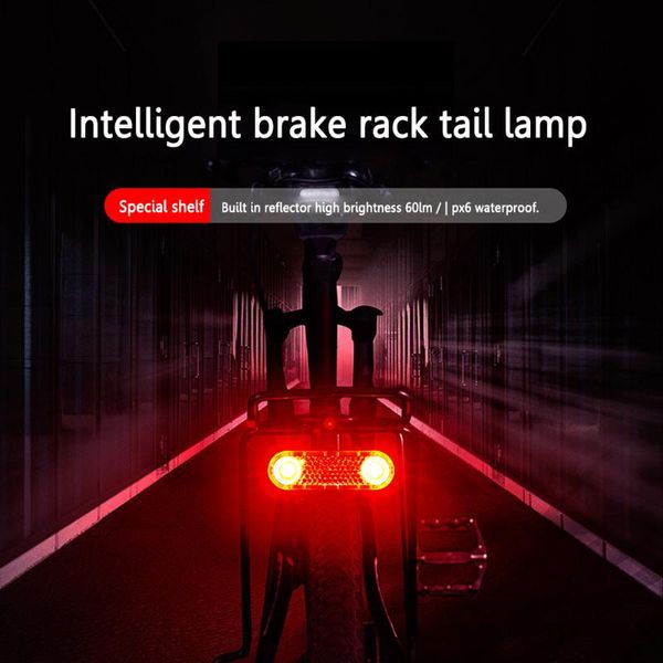 bike lights bicycle luggage carrier light led rack taillight usb charging smart braking rear lamp night ridding safety warning lantern
bike lights bicycle luggage carrier light led rack taillight usb charging smart braking rear lamp night ridding safety warning lantern