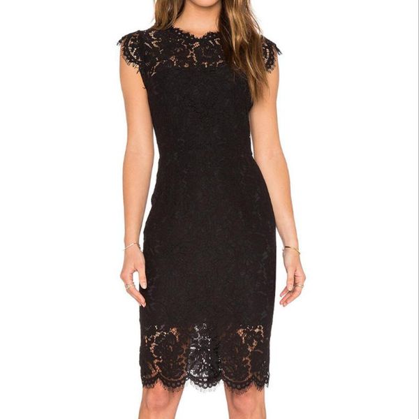 casual dresses summer dress women lace elegant bodycon party ladies o neck sleeveless knee-length work vestidos mt2892, Black;gray
casual dresses summer dress women lace elegant bodycon party ladies o neck sleeveless knee-length work vestidos mt2892, Black;gray