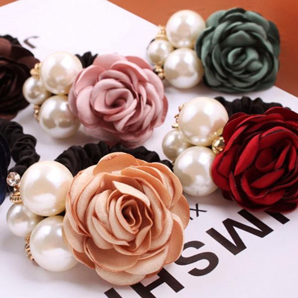 hair accessories 2021 ties for women girls pearl rose elastic bands scrunchie ring rope ponytail holder
hair accessories 2021 ties for women girls pearl rose elastic bands scrunchie ring rope ponytail holder