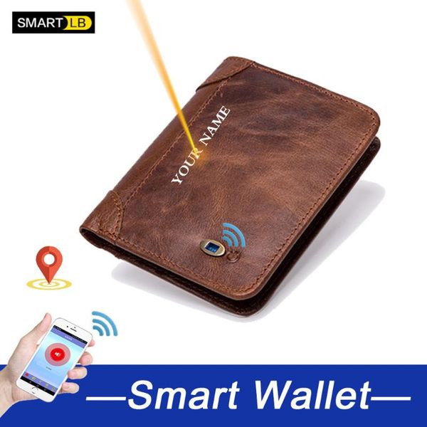 card holders smart men wallets anti-lost genuine leather man short wallet multi-functional purses men's purse for gift engraving, Brown;gray
card holders smart men wallets anti-lost genuine leather man short wallet multi-functional purses men's purse for gift engraving, Brown;gray