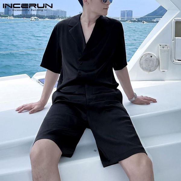 men's tracksuits 2021 mens korea style fashion short sleeve shirts solid breathable leisure incerun sets all-match blouse suit 2 pieces, Gray
men's tracksuits 2021 mens korea style fashion short sleeve shirts solid breathable leisure incerun sets all-match blouse suit 2 pieces, Gray