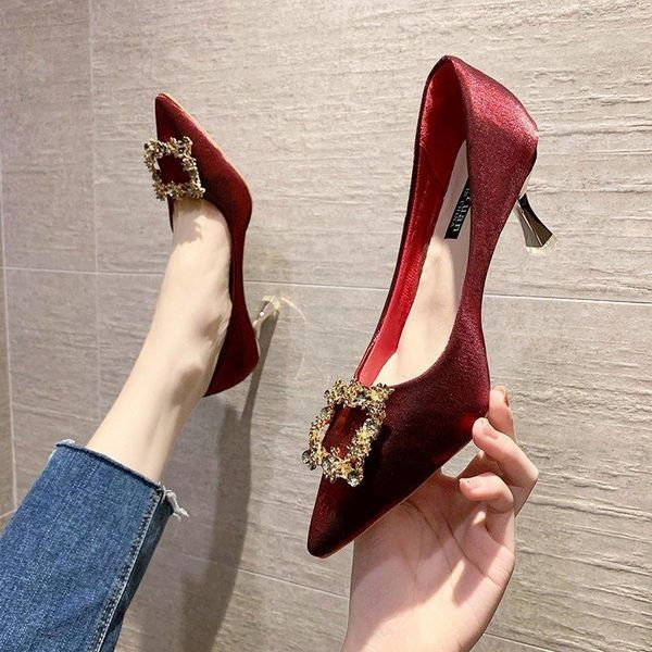 dress shoes women pumps autumn patent leather thin high heels pointed toe slip-on wedding party ladies office single, Black
dress shoes women pumps autumn patent leather thin high heels pointed toe slip-on wedding party ladies office single, Black