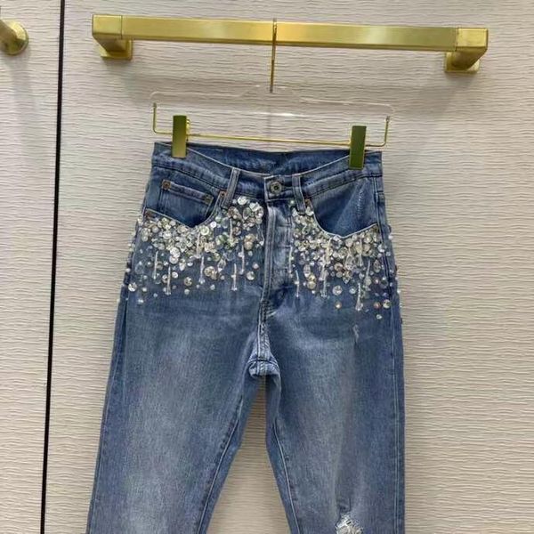 women's jeans sz07825 fashion 2021 runway luxury european design party style clothing, Blue
women's jeans sz07825 fashion 2021 runway luxury european design party style clothing, Blue
