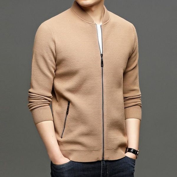 men's sweaters acrylic bomber sweater men casual slim fit zip knitted cardigan with zipper pockets korean clothes black thermal winter, White;black
men's sweaters acrylic bomber sweater men casual slim fit zip knitted cardigan with zipper pockets korean clothes black thermal winter, White;black