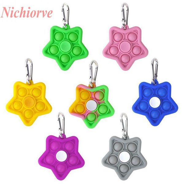 in stock five-pointed star fidget toys fidget spinner push it bubble funny key ring relieve children's anxiety and stress toys dhl
in stock five-pointed star fidget toys fidget spinner push it bubble funny key ring relieve children's anxiety and stress toys dhl