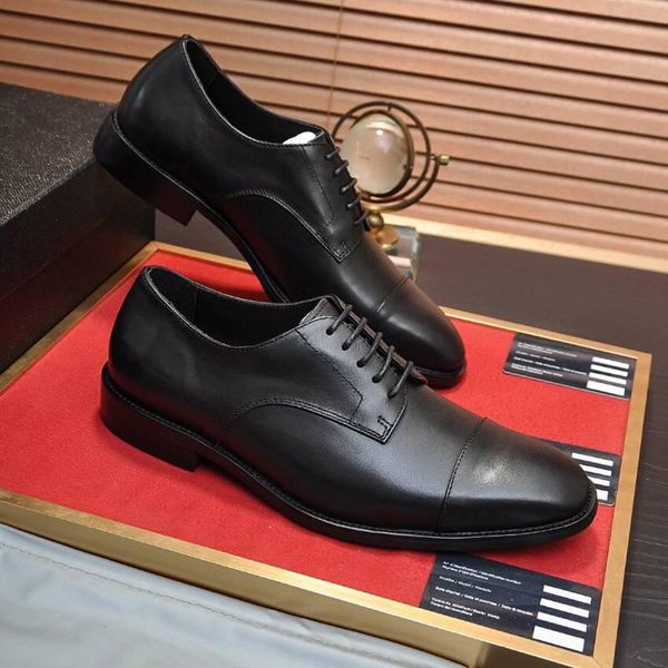 dress shoes business suit leather formal wear rubber sole breathable handsome fashion four seasons products 6458-1, Black
dress shoes business suit leather formal wear rubber sole breathable handsome fashion four seasons products 6458-1, Black