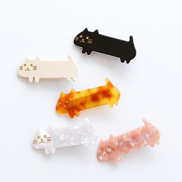 hair accessories little cat shape hairclip fashion tortoise shell wave hairpin for women vintage matte acetate clips, Slivery;white
hair accessories little cat shape hairclip fashion tortoise shell wave hairpin for women vintage matte acetate clips, Slivery;white