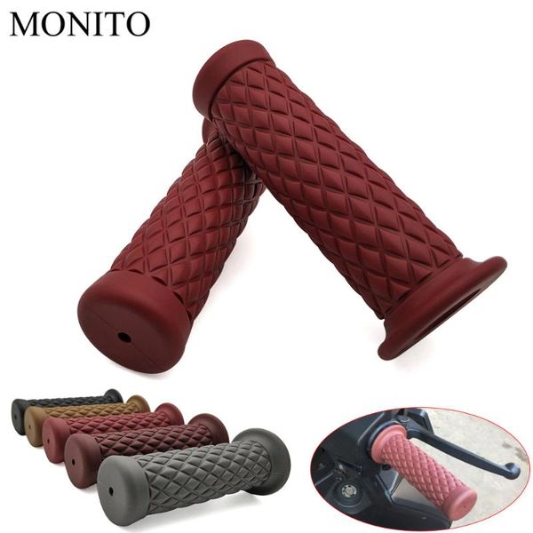 handlebars universal 7/8" 22mm vintage rubber motorcycle handle grips handlebar for triumrh thruxton tiger 800 1050 1200 xc/xcx/xr 600
handlebars universal 7/8" 22mm vintage rubber motorcycle handle grips handlebar for triumrh thruxton tiger 800 1050 1200 xc/xcx/xr 600