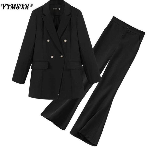 5xl large size women's pants suit two-piece black professional wear elegant flared trousers fashion jacket 210930, White
5xl large size women's pants suit two-piece black professional wear elegant flared trousers fashion jacket 210930, White