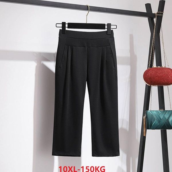 women's pants & capris summer plus size 8xl 9xl 10xl calf-length women office oversize loose elasticity breathable 150kg 130kg black, Black;white
women's pants & capris summer plus size 8xl 9xl 10xl calf-length women office oversize loose elasticity breathable 150kg 130kg black, Black;white