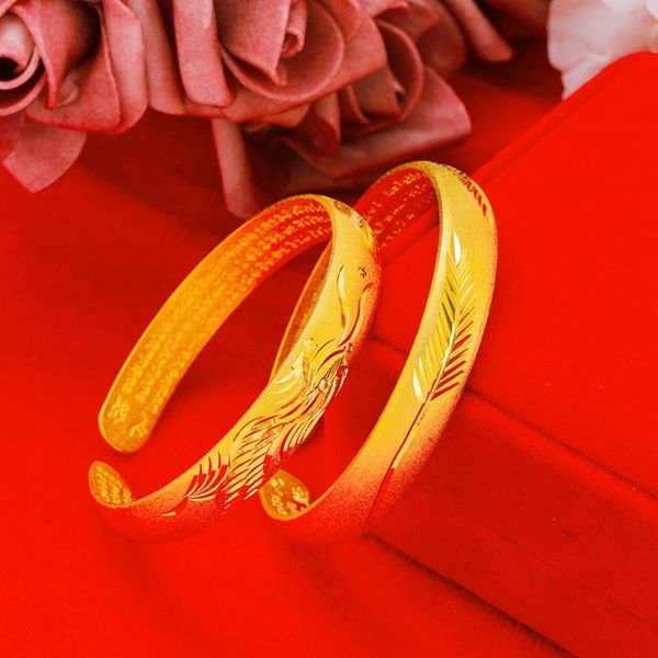 bangle 10mm thick feather phoenix women yellow gold filled dubai wedding party jewelry gift, Black
bangle 10mm thick feather phoenix women yellow gold filled dubai wedding party jewelry gift, Black