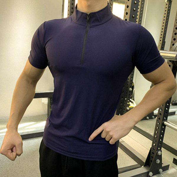 2021 zipper running men sport training ice silk summer polo t-shirt short sleeve male casual quick dry gym fitness slim tees clothing, Black;blue
2021 zipper running men sport training ice silk summer polo t-shirt short sleeve male casual quick dry gym fitness slim tees clothing, Black;blue