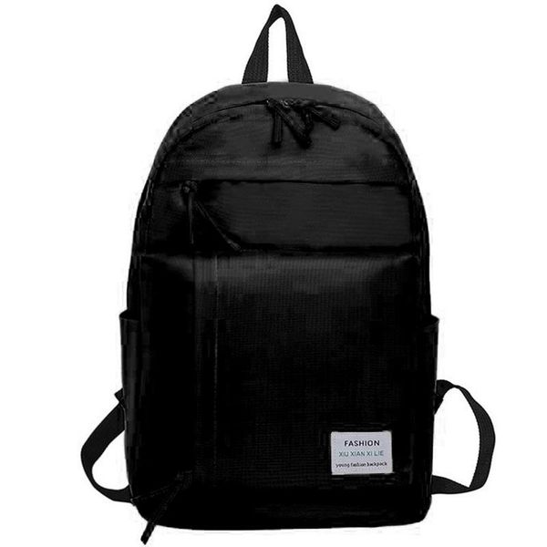 backpack solid color female casual wild student bag sports outdoor korean version of the college wind
backpack solid color female casual wild student bag sports outdoor korean version of the college wind