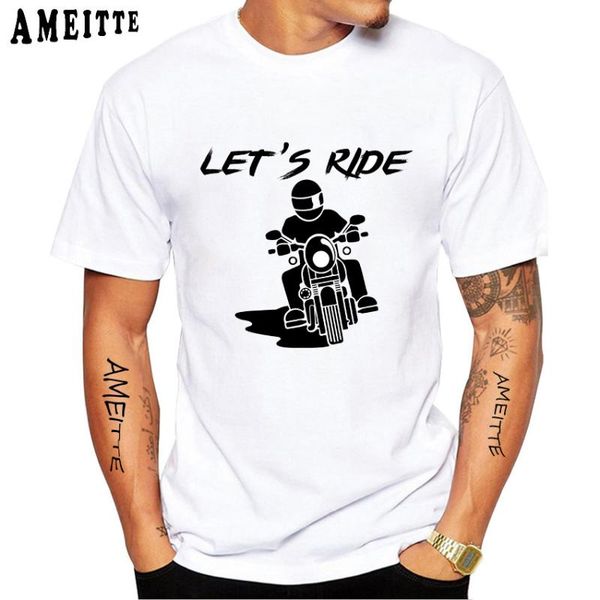 men's t-shirts summer men short sleeve let's ride moto design t-shirt funny motorcycle lovers boy casual hip hop white tees, White;black
men's t-shirts summer men short sleeve let's ride moto design t-shirt funny motorcycle lovers boy casual hip hop white tees, White;black