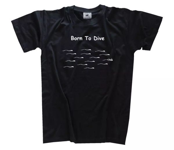 born to dive sperm samenfäden geboren ca down diving diver t-shirt s - 3xl, White;black
born to dive sperm samenfäden geboren ca down diving diver t-shirt s - 3xl, White;black