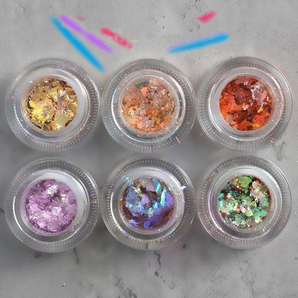 nail glitter crystal fire opal star aurora art cloud brocade flakes chrome powder edelweiss for eyeshadow diy manicure, Silver;gold 
nail glitter crystal fire opal star aurora art cloud brocade flakes chrome powder edelweiss for eyeshadow diy manicure, Silver;gold