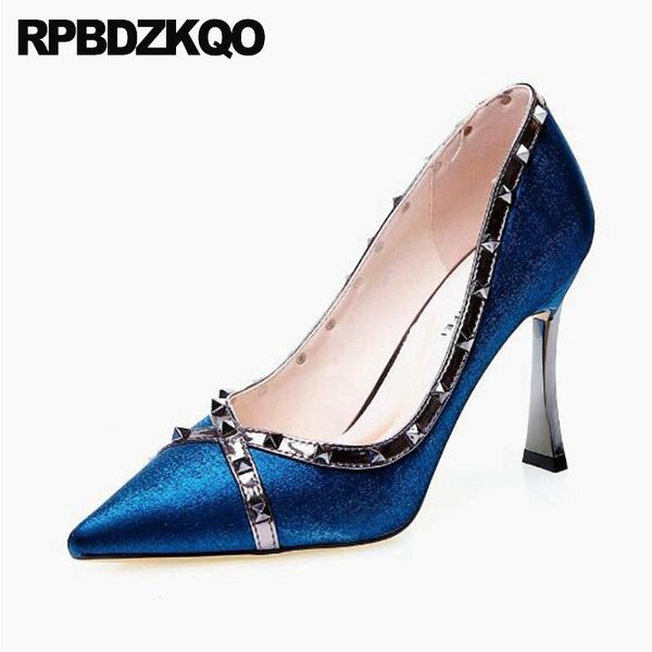dress shoes china women pointed toe rivet satin female size 4 34 thin silk pumps high heels party blue stud evening prom 2021, Black
dress shoes china women pointed toe rivet satin female size 4 34 thin silk pumps high heels party blue stud evening prom 2021, Black