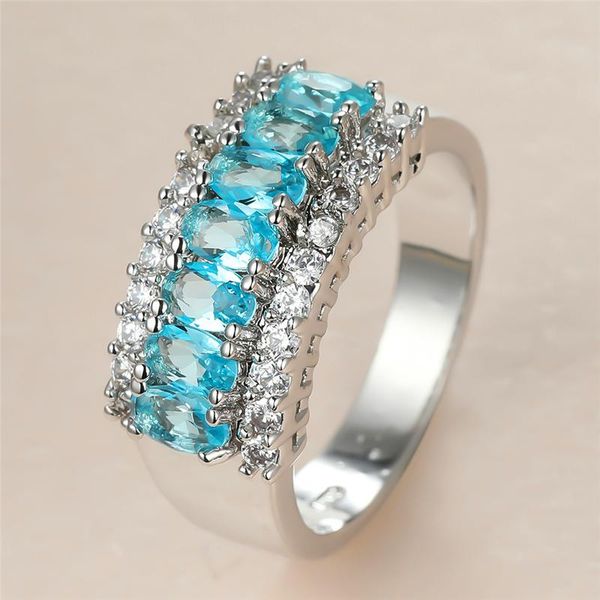 wedding rings cute female aqua blue crystal ring classic leaf zircon stone for women dainty bride silver color engagement, Slivery;golden
wedding rings cute female aqua blue crystal ring classic leaf zircon stone for women dainty bride silver color engagement, Slivery;golden