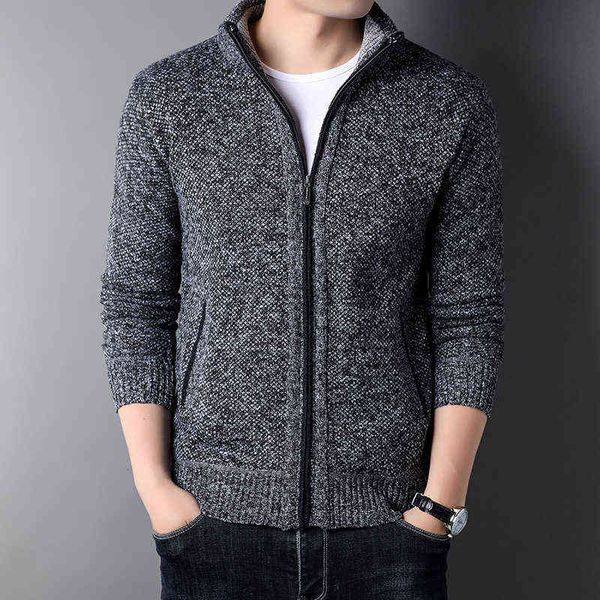 luxury party jackets 21 autumn winter thickened coat solid color casual warm sweater men's zipper stand collar plush knitted cardigan, Black
luxury party jackets 21 autumn winter thickened coat solid color casual warm sweater men's zipper stand collar plush knitted cardigan, Black