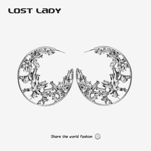 hoop & huggie lost lady luxury big rhinestones earrings exaggerated bling earings for women fashion wedding jewelry accessories, Golden;silver
hoop & huggie lost lady luxury big rhinestones earrings exaggerated bling earings for women fashion wedding jewelry accessories, Golden;silver