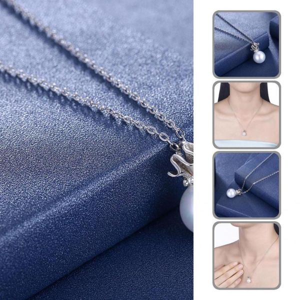 pendant necklaces jewelry pretty imitation pearl flower ladies necklace neck decoration women comfortable wearing for dating, Silver
pendant necklaces jewelry pretty imitation pearl flower ladies necklace neck decoration women comfortable wearing for dating, Silver