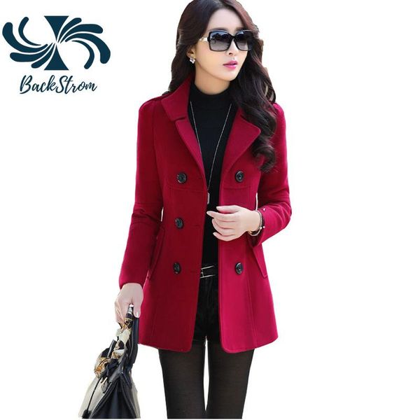 women's wool & blends backstrom fall winter korean fashion slim double-breasted woolen coat female short waist jacket army green cardig, Black
women's wool & blends backstrom fall winter korean fashion slim double-breasted woolen coat female short waist jacket army green cardig, Black