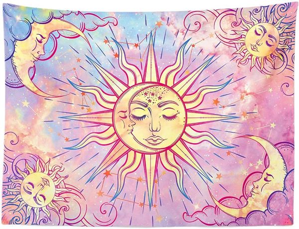 tapestries pink tapestry sun and moon with stars hippy wall hanging party bedroom living room dorm home decor tapiz
tapestries pink tapestry sun and moon with stars hippy wall hanging party bedroom living room dorm home decor tapiz