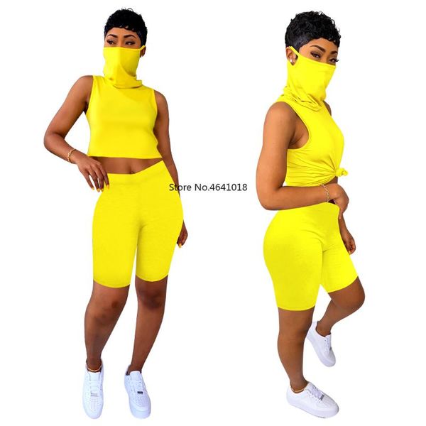 summer women two pieces set tracksuits fitness masks +shorts suits night joggers sporty sleeveless outfits piece dress, White
summer women two pieces set tracksuits fitness masks +shorts suits night joggers sporty sleeveless outfits piece dress, White