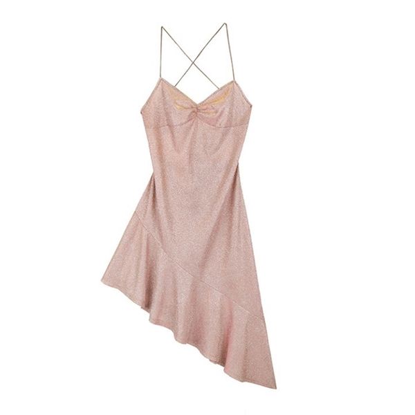 women dress blingbling summer party luxury shiny sundress imitation hollow out ruffles camis mini evening es 210507, Black;gray
women dress blingbling summer party luxury shiny sundress imitation hollow out ruffles camis mini evening es 210507, Black;gray