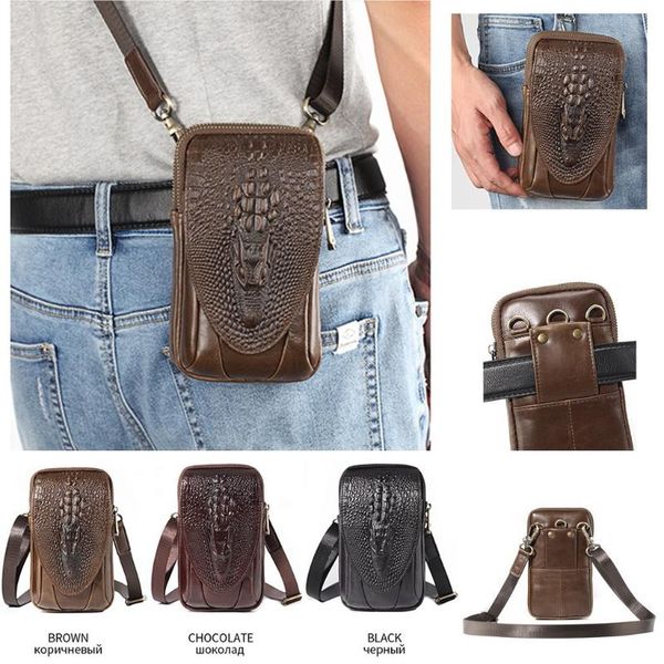 retro leather men's waist bag fashion outdoor leisure multifunctional male's bags wear belt mobile phone box for man#g30
retro leather men's waist bag fashion outdoor leisure multifunctional male's bags wear belt mobile phone box for man#g30