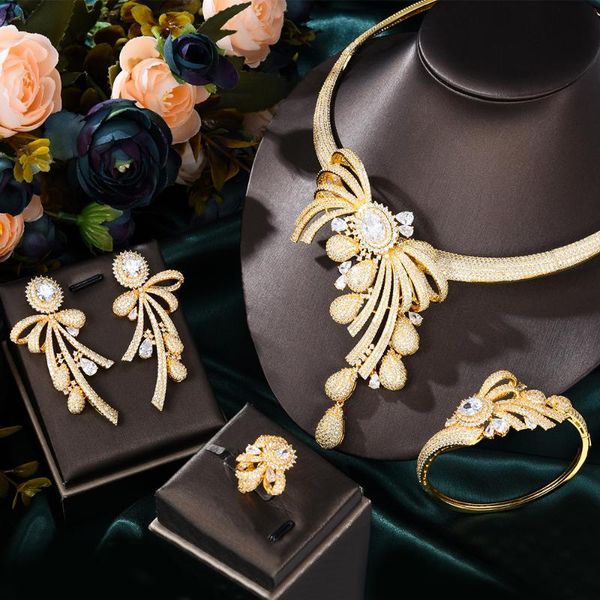 earrings & necklace blachette trendy luxury bow pendant bangle ring earring 4pcs women's wedding party anniversary date zircon jewelry, Silver
earrings & necklace blachette trendy luxury bow pendant bangle ring earring 4pcs women's wedding party anniversary date zircon jewelry, Silver
