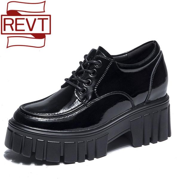 spring autumn women's shoes thick bottom 6cm comfortable patent leather female casual wedges british lack up boots dress, Black
spring autumn women's shoes thick bottom 6cm comfortable patent leather female casual wedges british lack up boots dress, Black