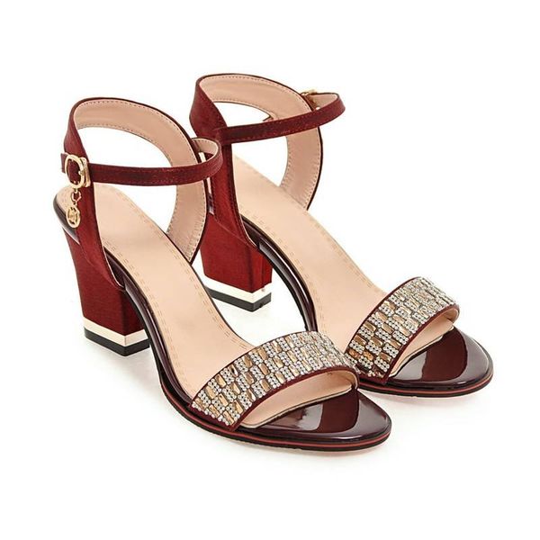 sandals fanyuan summer fashion women crystal high heels simple clear ankle buckle open toed party dress pumps, Black
sandals fanyuan summer fashion women crystal high heels simple clear ankle buckle open toed party dress pumps, Black
