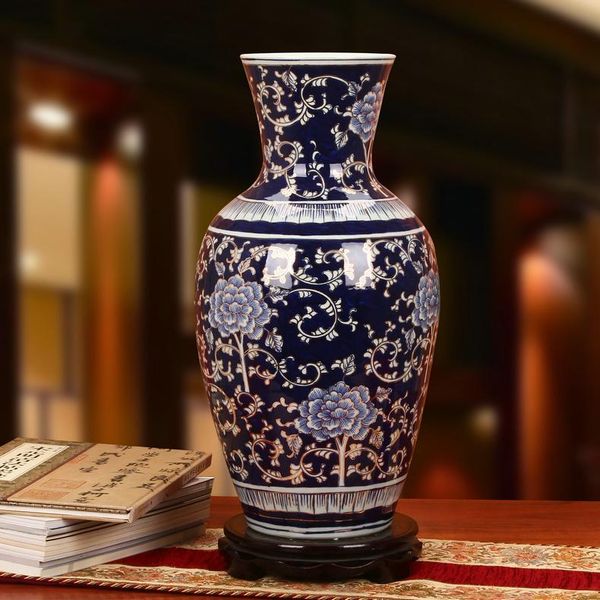 vases jingdezhen peony of blue and white porcelain vase chinese home for wedding decoration ceramic flower
vases jingdezhen peony of blue and white porcelain vase chinese home for wedding decoration ceramic flower